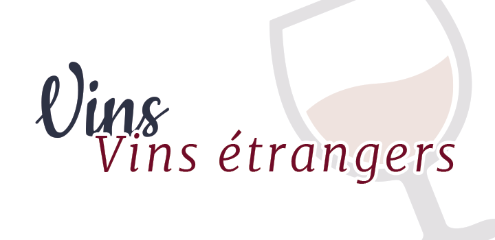 Vins étrangers